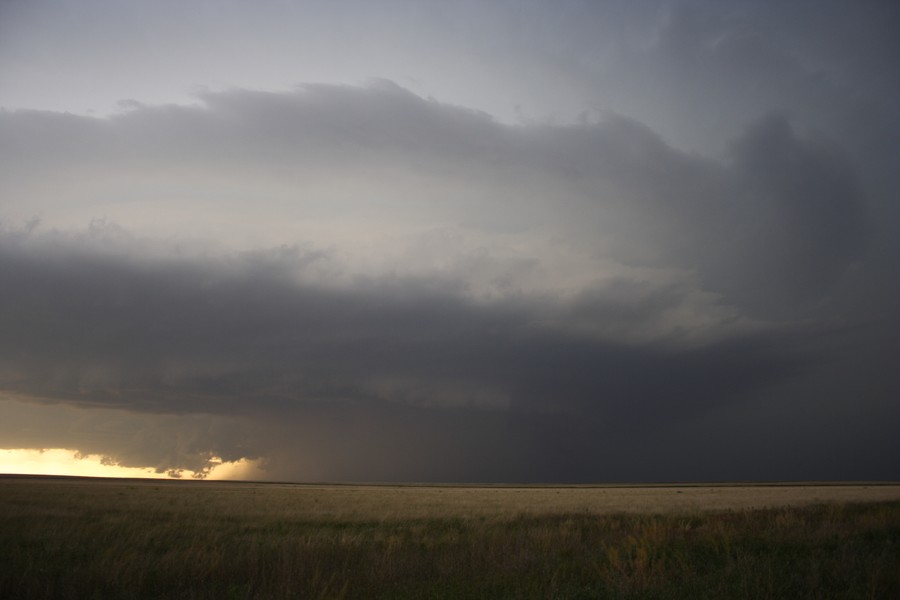 shelfcloud shelf_cloud : E of Keyes, Oklahoma, USA   31 May 2007