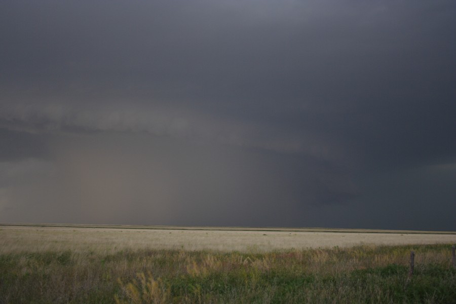 cumulonimbus supercell_thunderstorm : E of Keyes, Oklahoma, USA   31 May 2007