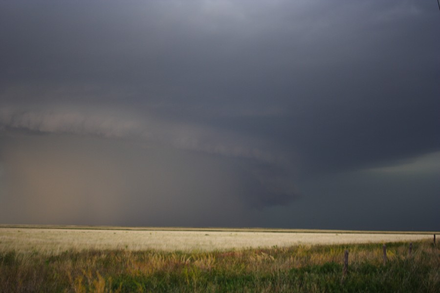 shelfcloud shelf_cloud : E of Keyes, Oklahoma, USA   31 May 2007