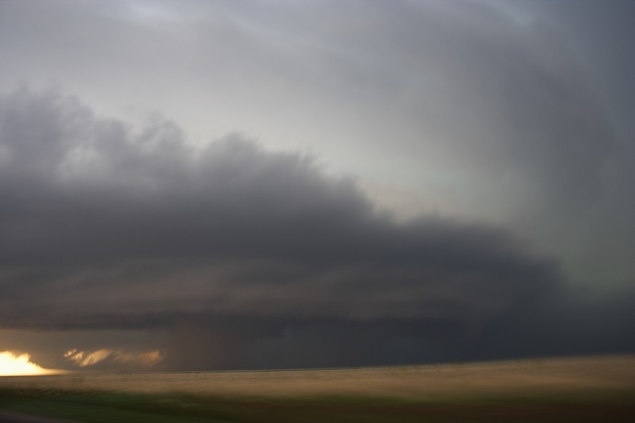 shelfcloud shelf_cloud : E of Keyes, Oklahoma, USA   31 May 2007