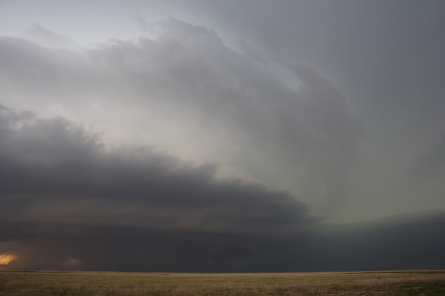 shelfcloud shelf_cloud : E of Keyes, Oklahoma, USA   31 May 2007