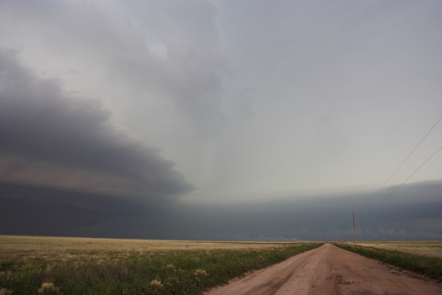 shelfcloud shelf_cloud : E of Keyes, Oklahoma, USA   31 May 2007