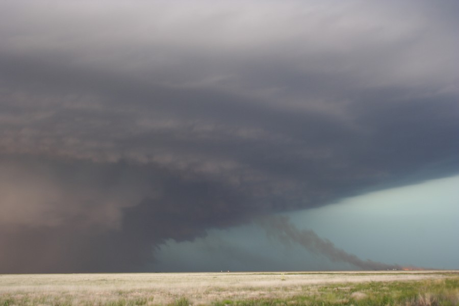 shelfcloud shelf_cloud : E of Keyes, Oklahoma, USA   31 May 2007