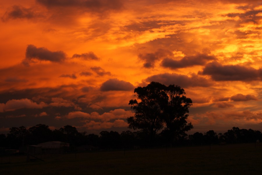 sunset sunset_pictures : Schofields, NSW   15 June 2007