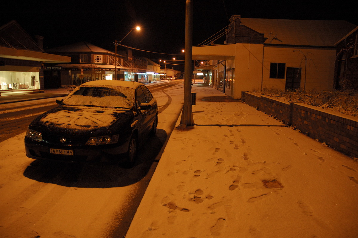 snow snow_pictures : Guyra, NSW   8 July 2007