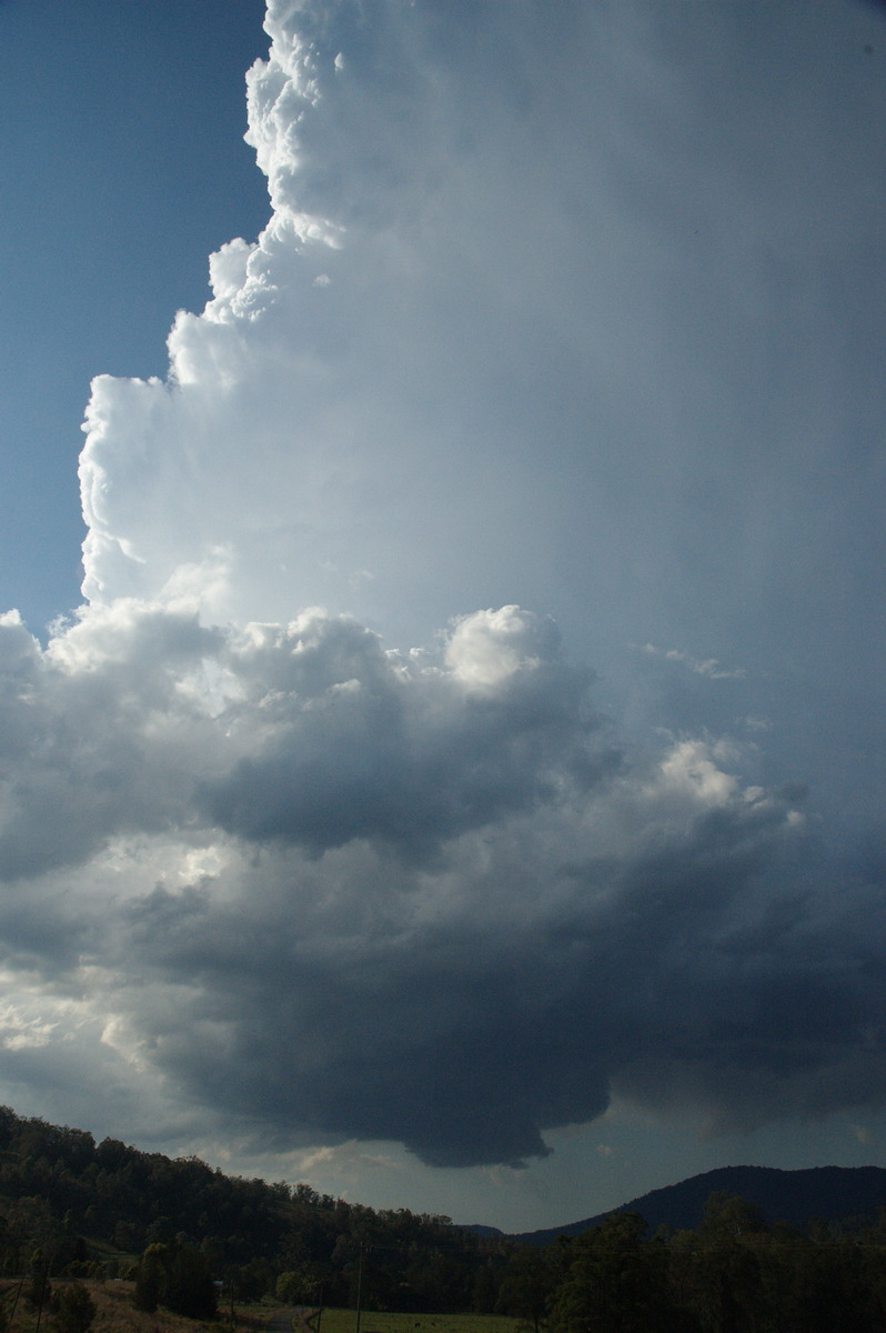 updraft thunderstorm_updrafts : Border Ranges, NSW   6 October 2007