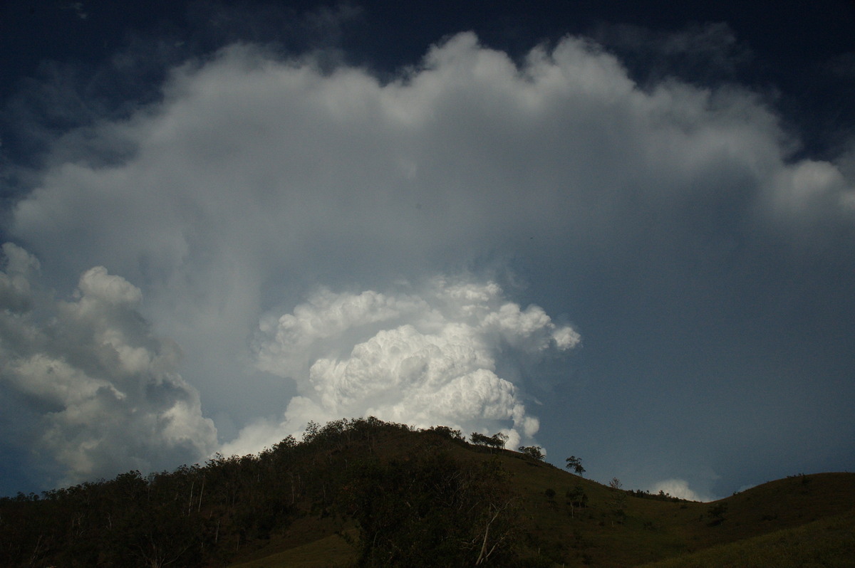 thunderstorm cumulonimbus_incus : near Rathdowney, QLD   6 October 2007