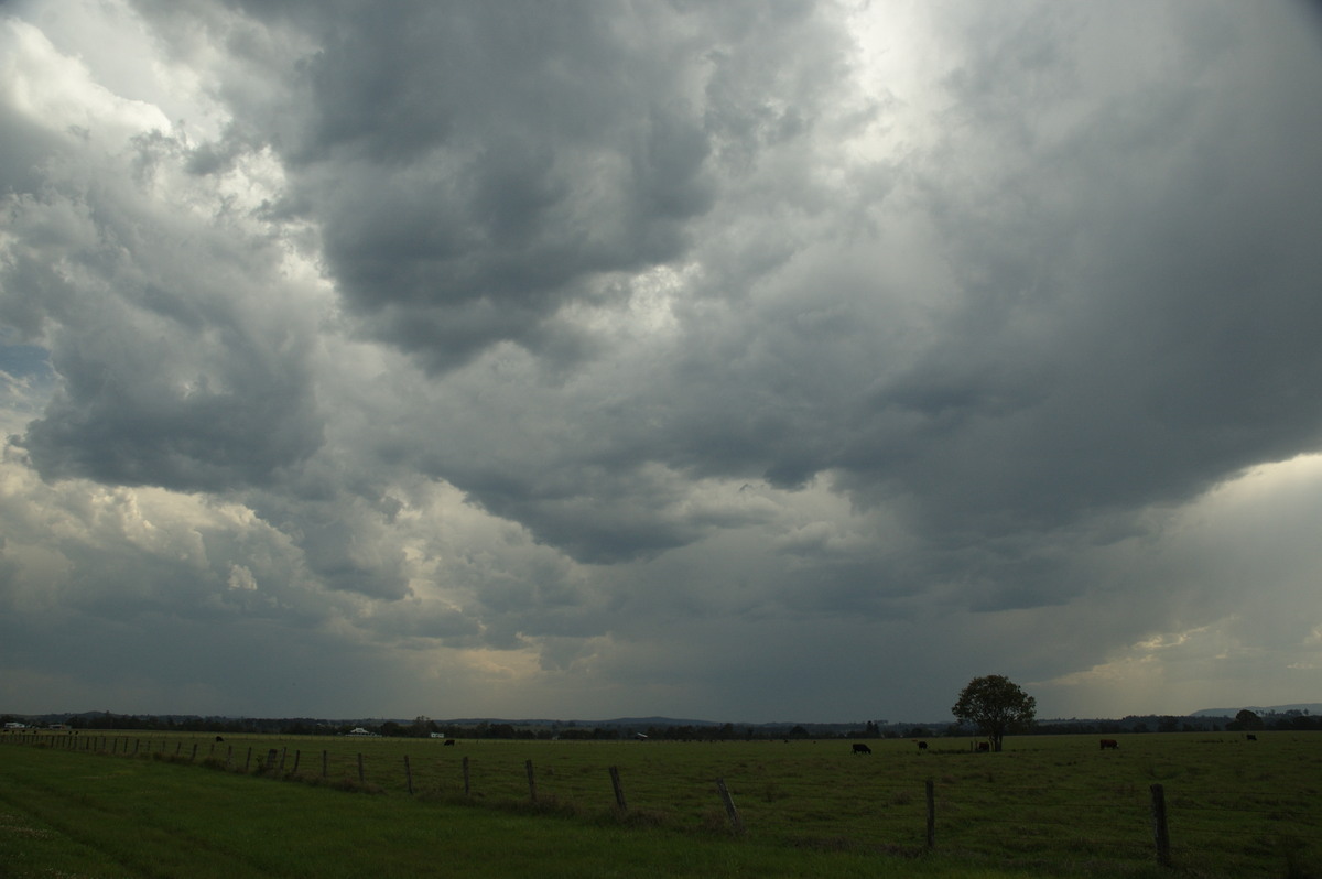 cumulonimbus thunderstorm_base : N of Casino, NSW   7 October 2007