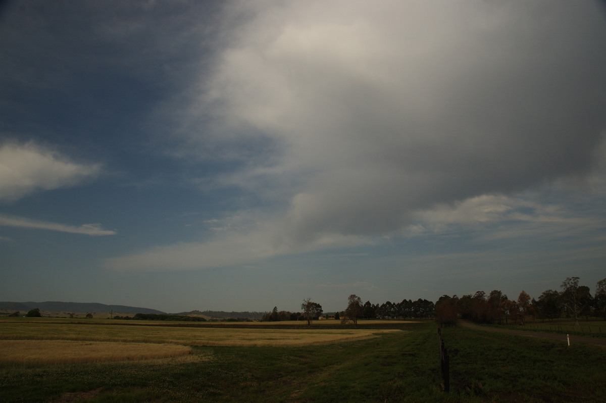 anvil thunderstorm_anvils : N of Casino, NSW   7 October 2007