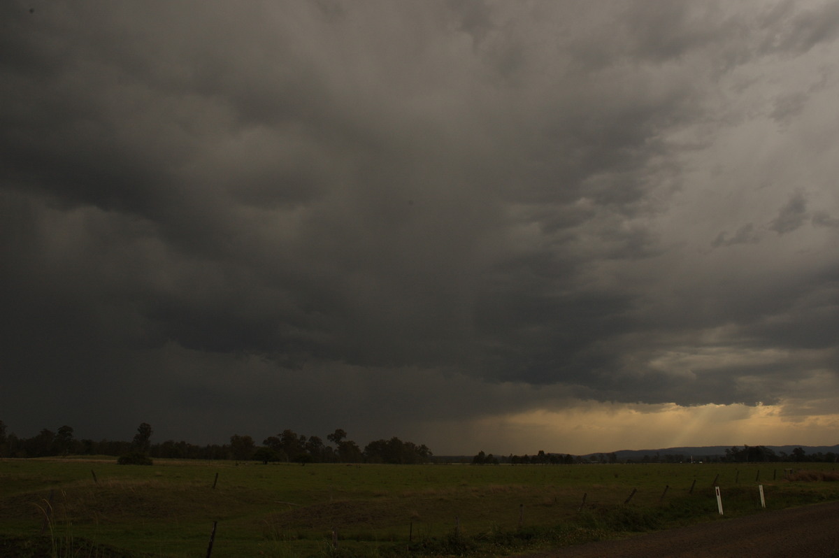 cumulonimbus thunderstorm_base : N of Casino, NSW   7 October 2007