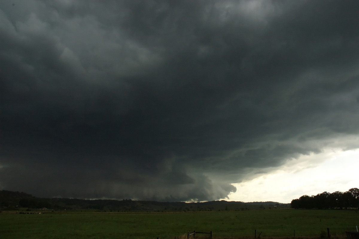 cumulonimbus supercell_thunderstorm : South Lismore, NSW   9 October 2007