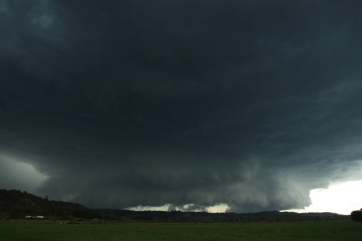 cumulonimbus supercell_thunderstorm : South Lismore, NSW   9 October 2007