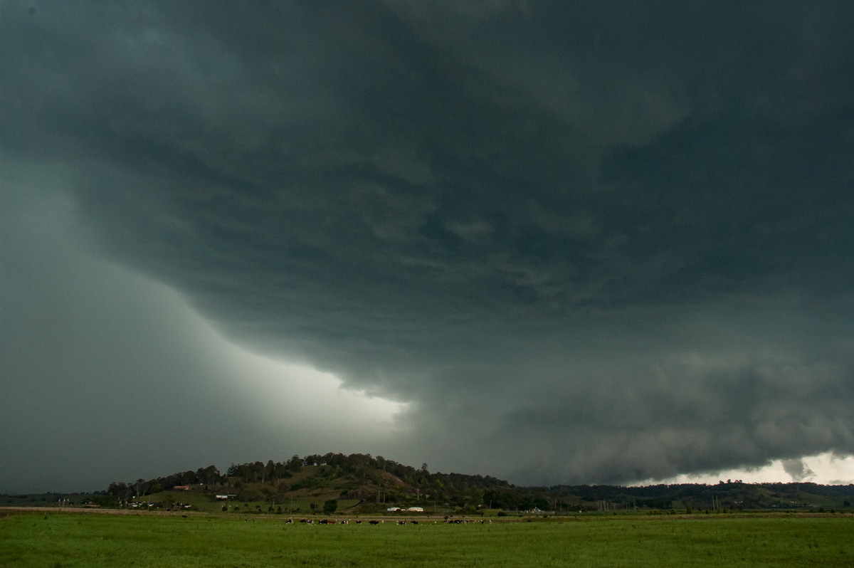 cumulonimbus supercell_thunderstorm : South Lismore, NSW   9 October 2007