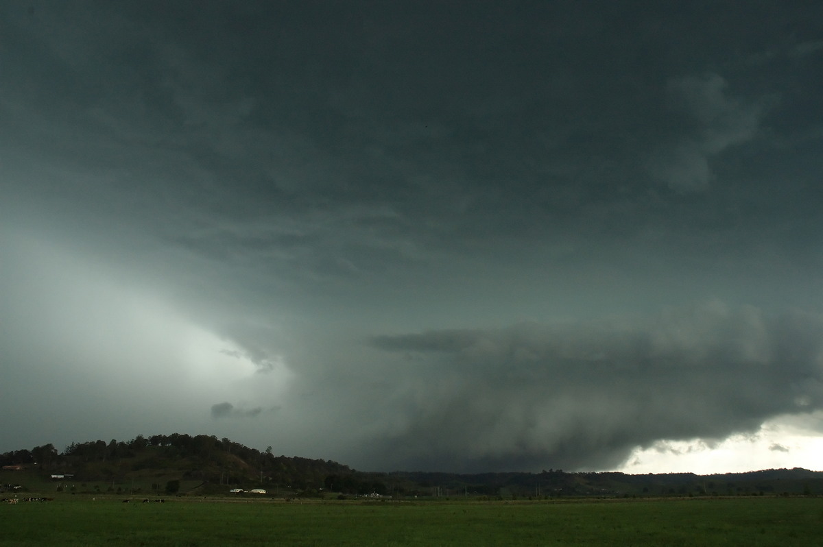 cumulonimbus supercell_thunderstorm : South Lismore, NSW   9 October 2007