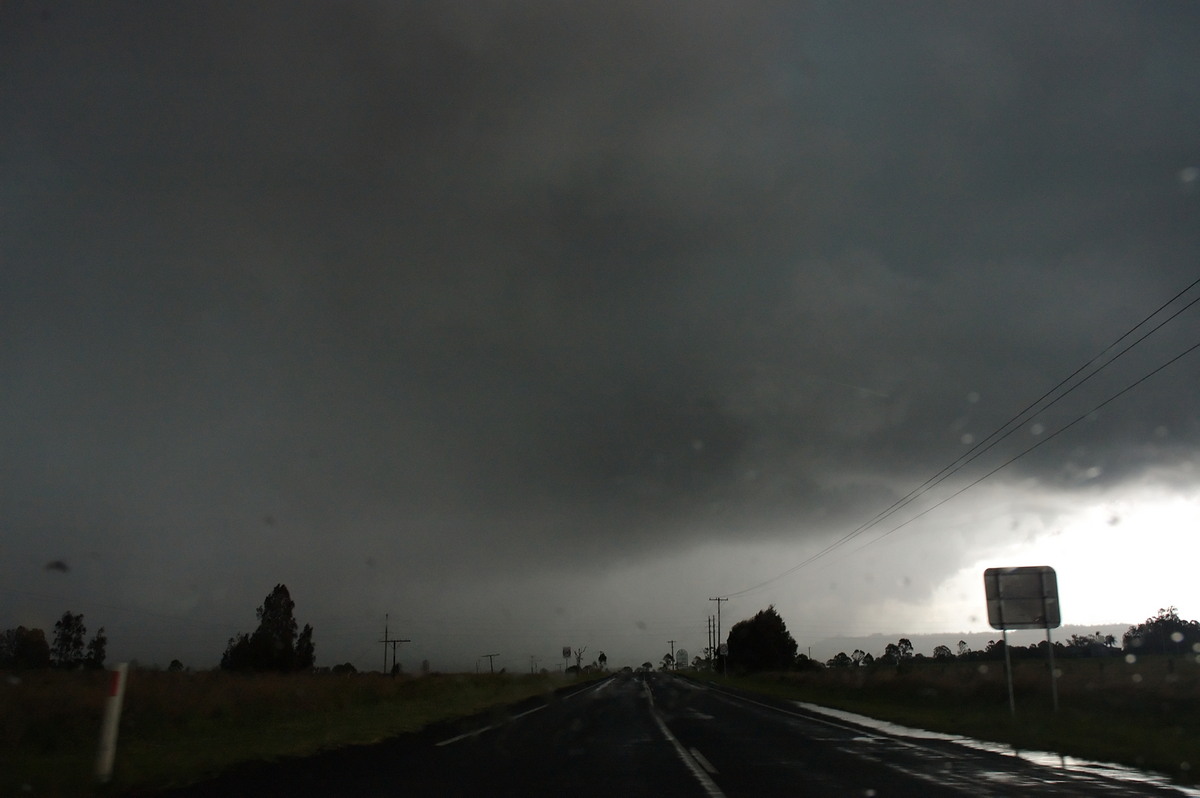 cumulonimbus supercell_thunderstorm : South Lismore, NSW   9 October 2007