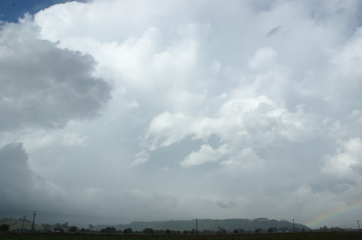 thunderstorm cumulonimbus_incus : South Lismore, NSW   9 October 2007