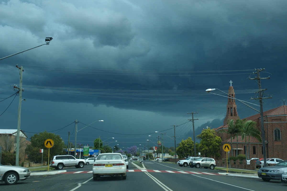 cumulonimbus supercell_thunderstorm : Casino, NSW   26 October 2007