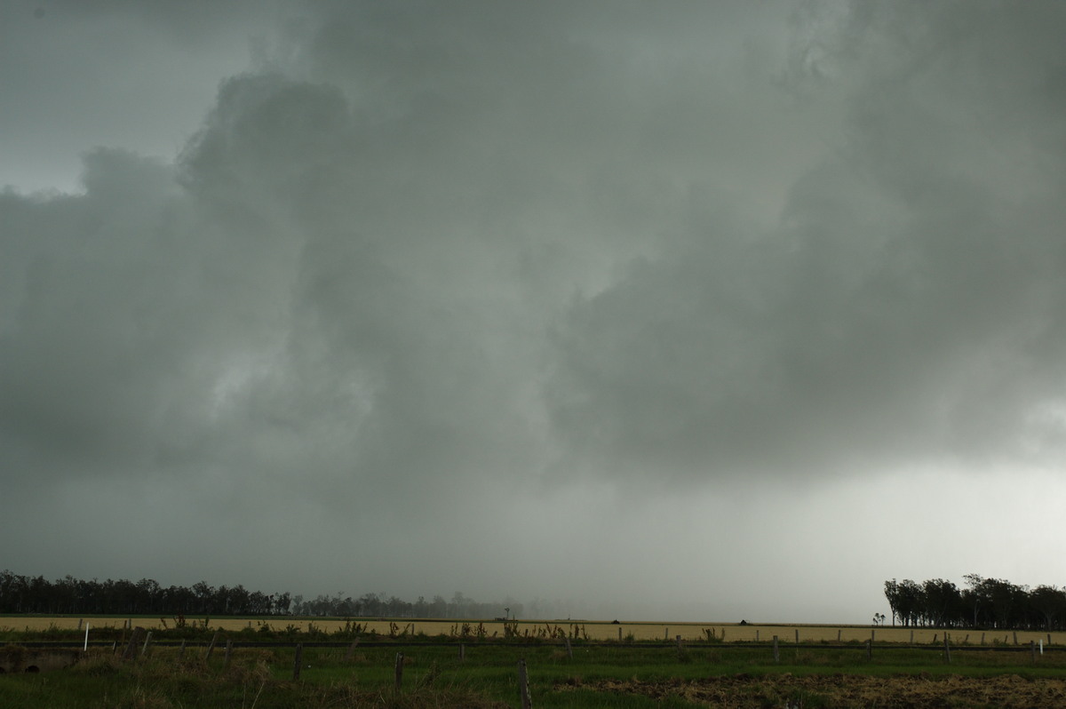 cumulonimbus supercell_thunderstorm : E of Casino, NSW   26 October 2007