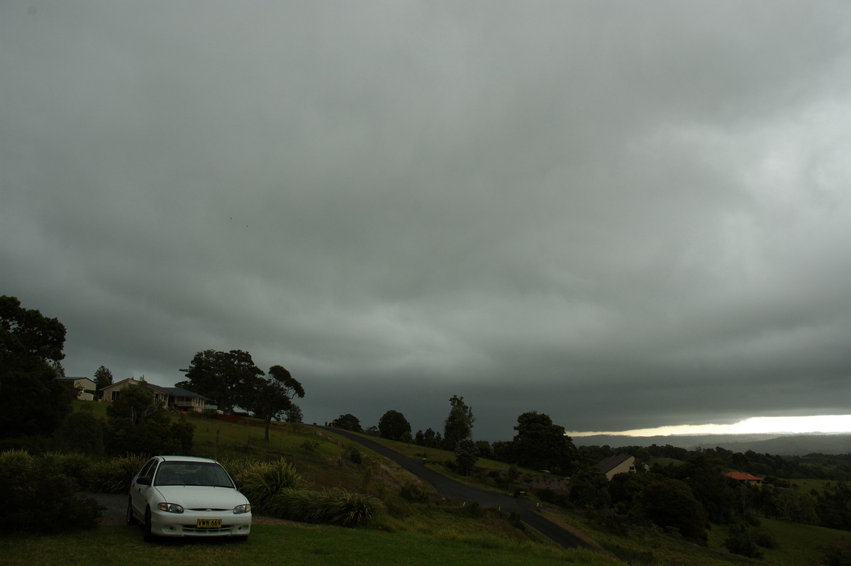 cumulonimbus thunderstorm_base : McLeans Ridges, NSW   26 October 2007