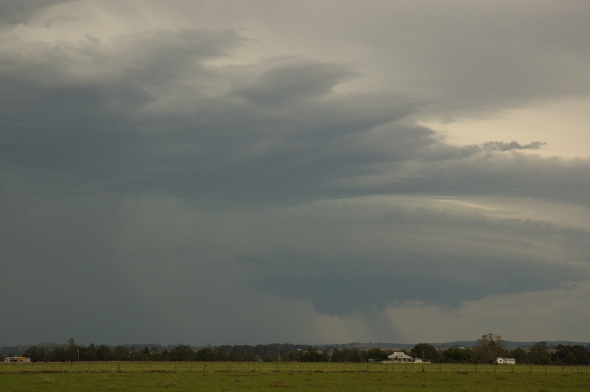 cumulonimbus thunderstorm_base : N of Casino, NSW   28 October 2007