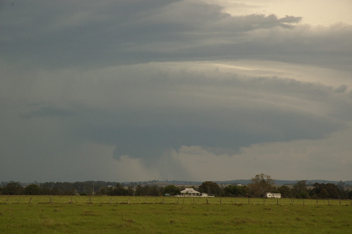 cumulonimbus thunderstorm_base : N of Casino, NSW   28 October 2007