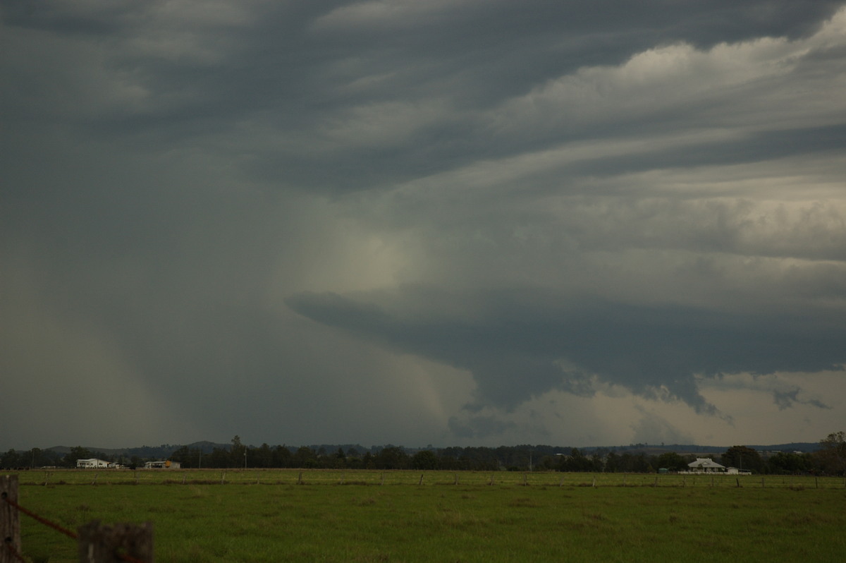 cumulonimbus thunderstorm_base : N of Casino, NSW   28 October 2007