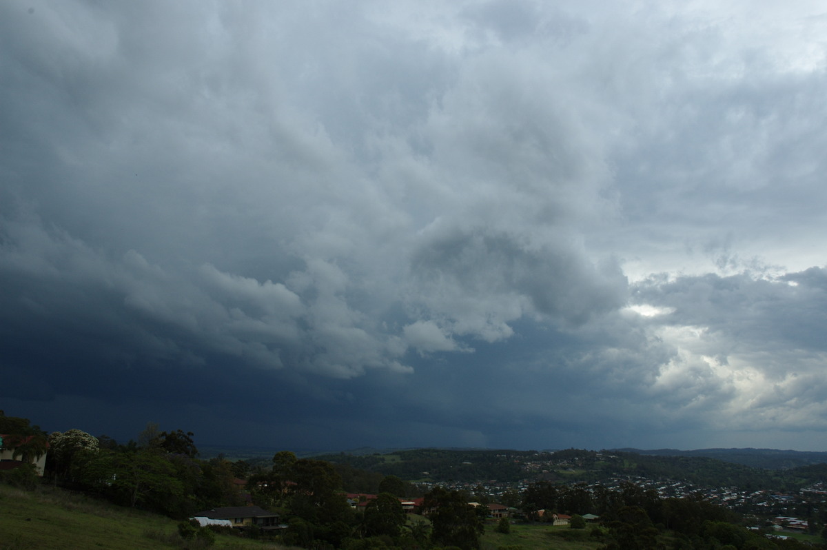 cumulonimbus thunderstorm_base : Lismore, NSW   29 October 2007