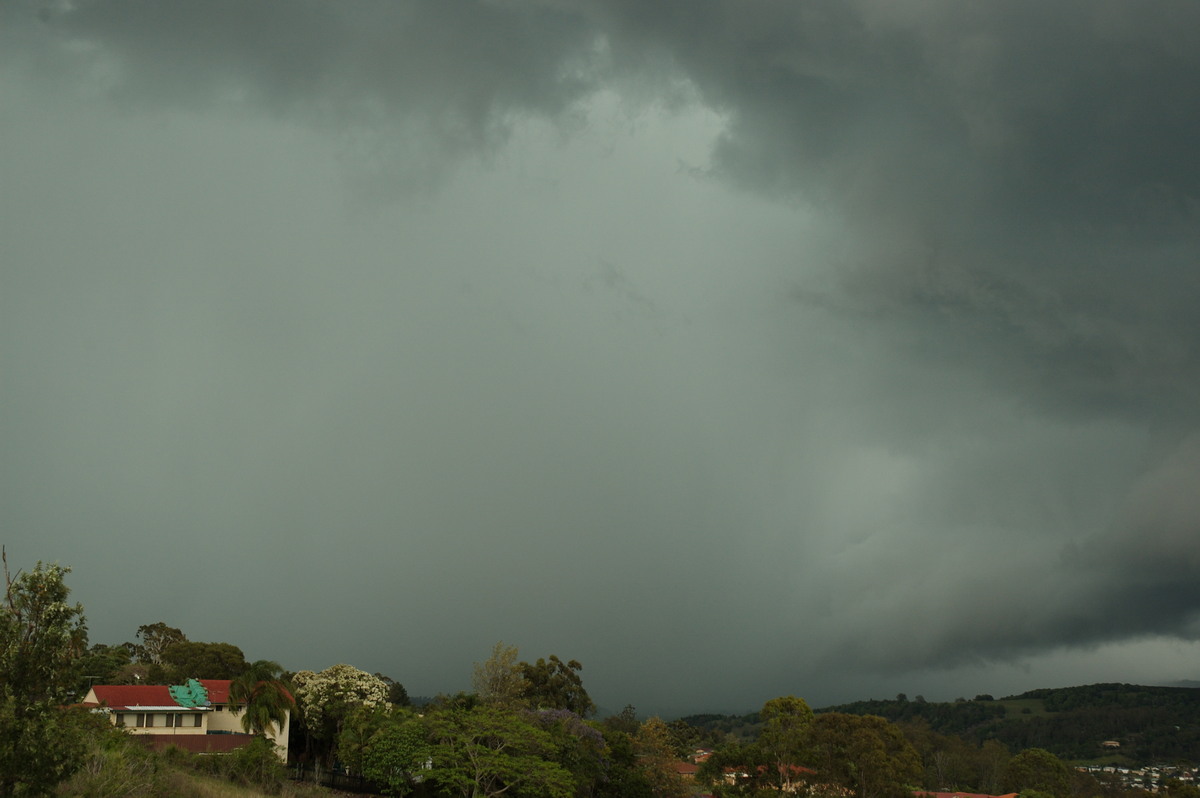 cumulonimbus thunderstorm_base : Lismore, NSW   29 October 2007