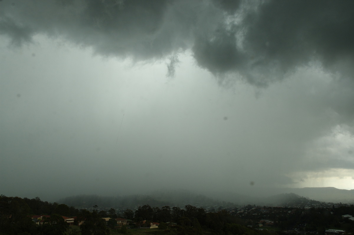 raincascade precipitation_cascade : Lismore, NSW   29 October 2007