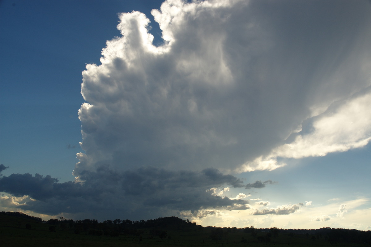 anvil thunderstorm_anvils : Bentley, NSW   30 October 2007