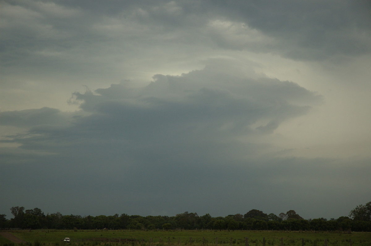 cumulonimbus thunderstorm_base : near Coraki, NSW   31 October 2007