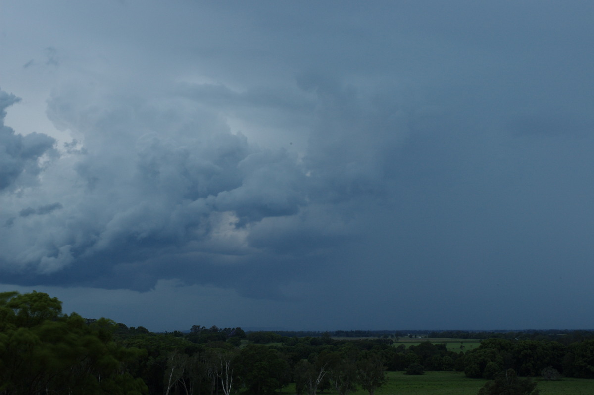 cumulonimbus thunderstorm_base : near Coraki, NSW   3 November 2007