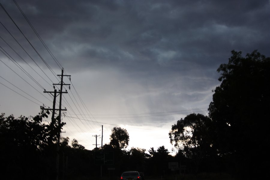 cumulonimbus thunderstorm_base : North Richmond, NSW   14 November 2007