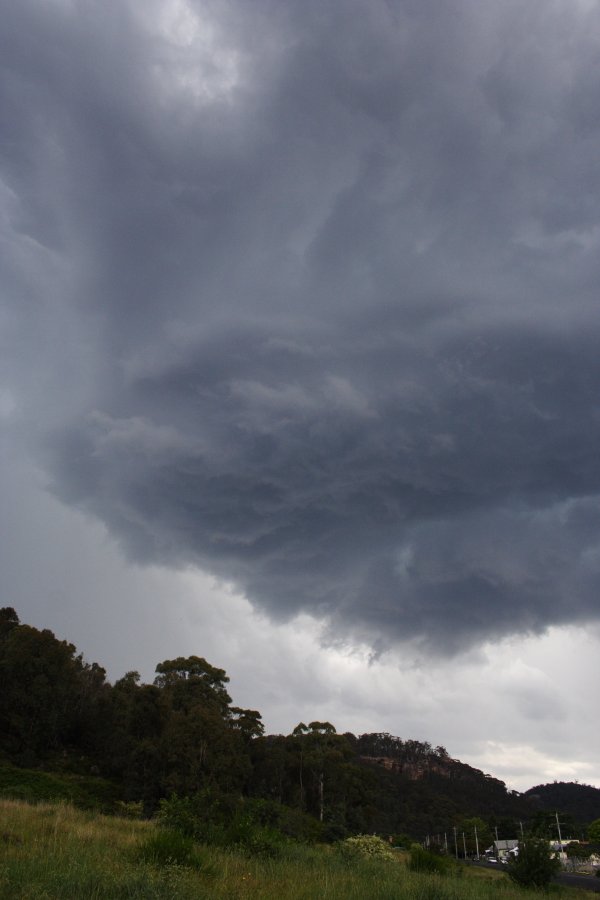 cumulonimbus thunderstorm_base : Lithgow, NSW   19 November 2007