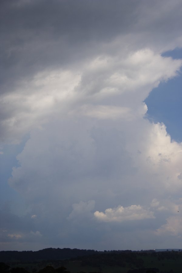 anvil thunderstorm_anvils : near Oberon, NSW   20 November 2007