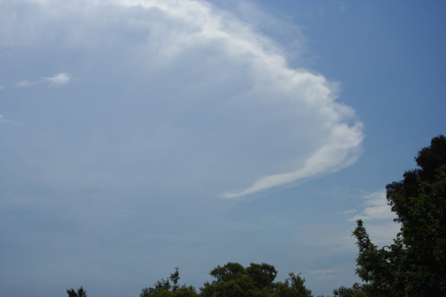 anvil thunderstorm_anvils : Richmond, NSW   21 November 2007