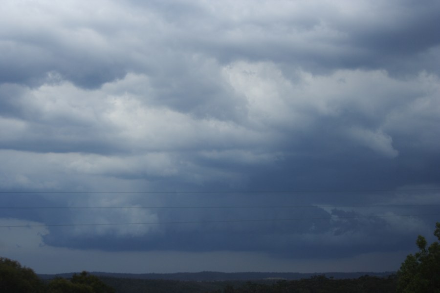 cumulonimbus thunderstorm_base : near Bell, NSW   21 November 2007