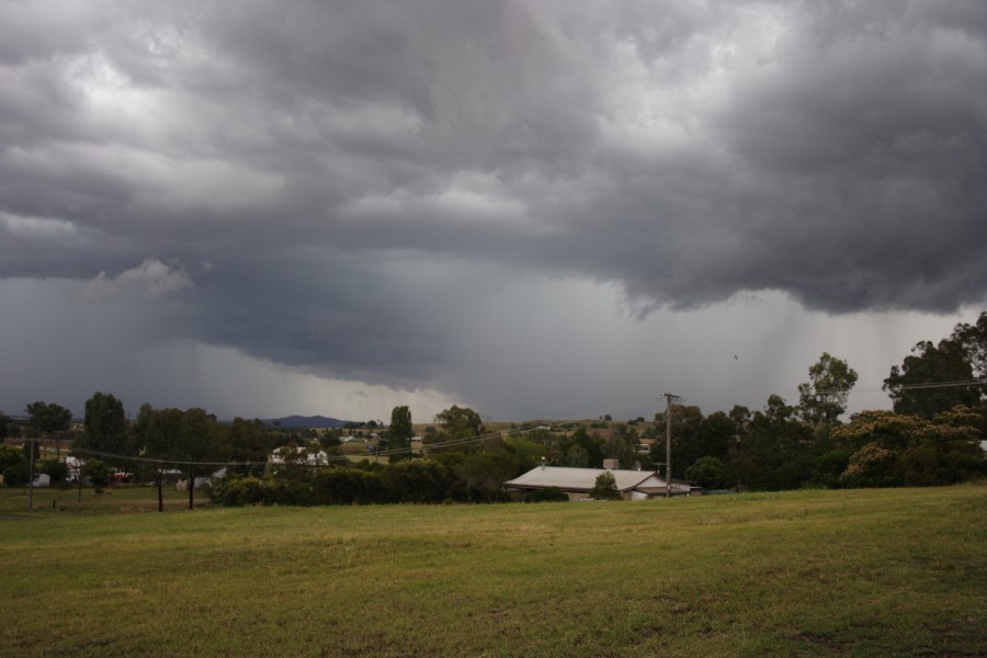 cumulonimbus thunderstorm_base : Manilla, NSW   22 November 2007