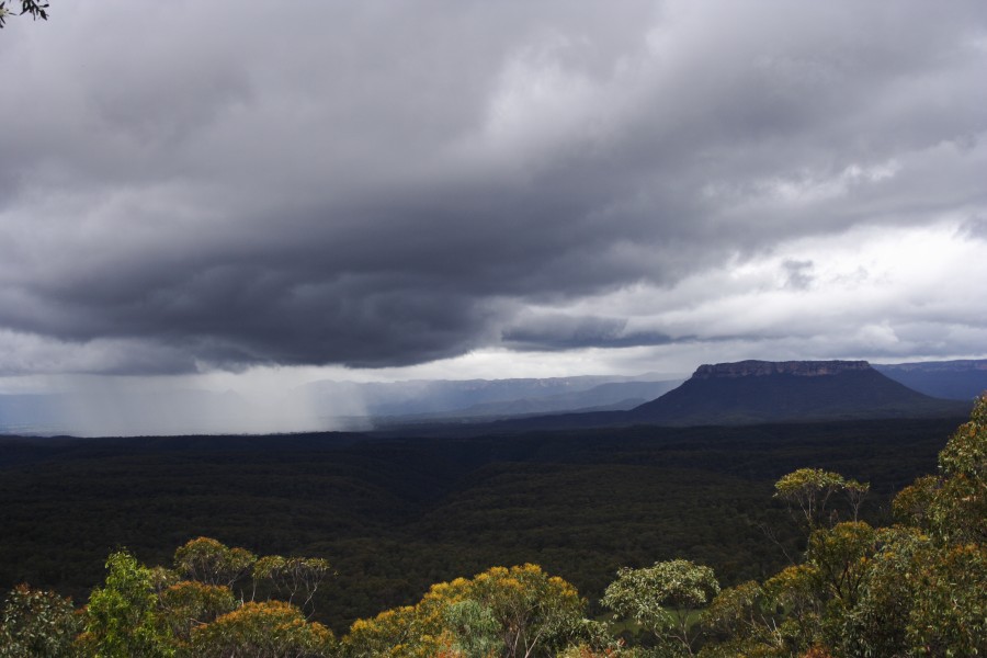 cumulonimbus thunderstorm_base : Capertee, NSW   1 December 2007