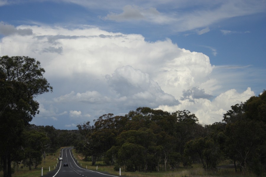 thunderstorm cumulonimbus_incus : W of Ebor, NSW   4 December 2007