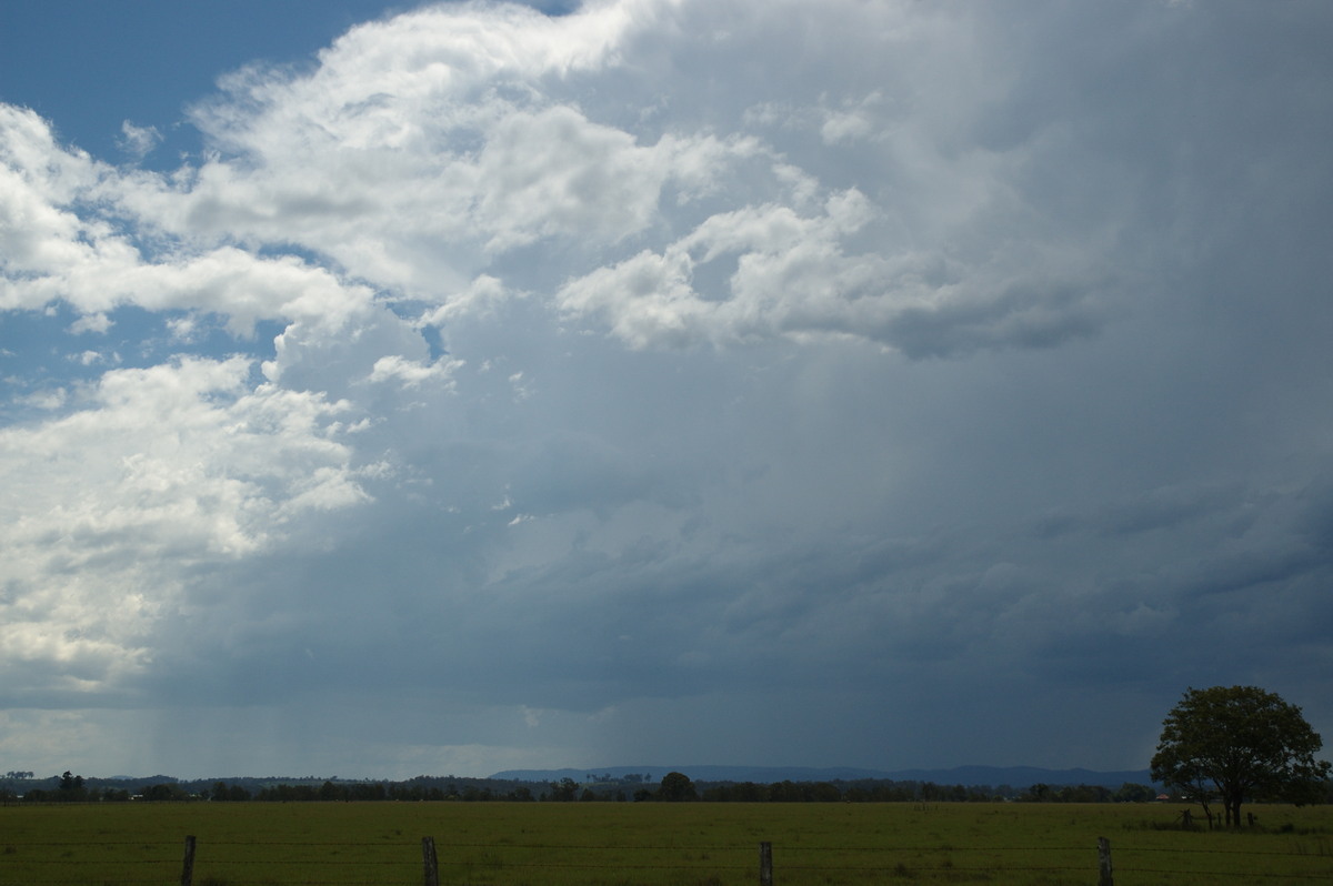 thunderstorm cumulonimbus_incus : N of Casino, NSW   4 December 2007