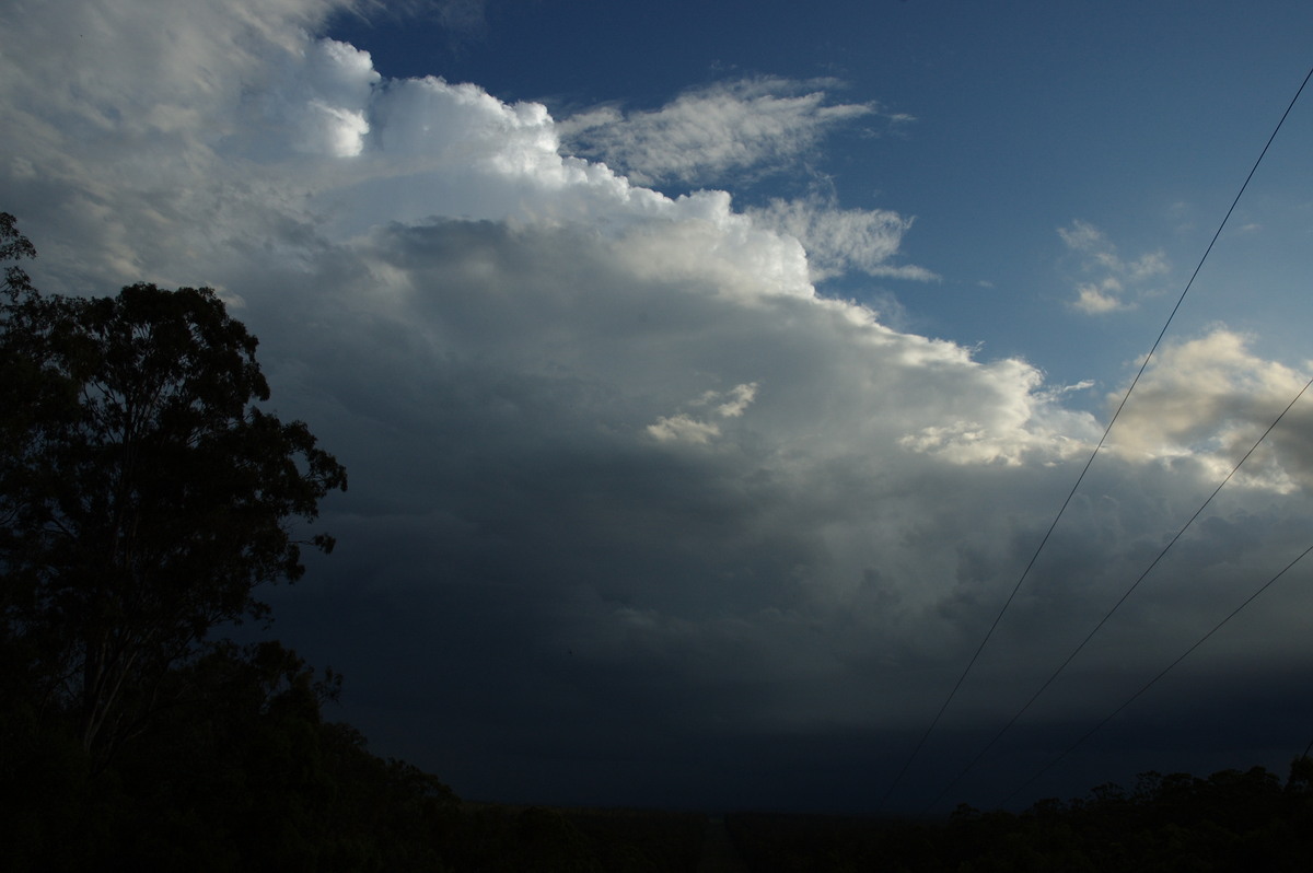 thunderstorm cumulonimbus_incus : Rappville, NSW   4 December 2007