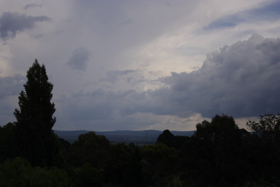 thunderstorm cumulonimbus_incus : near Lithgow, NSW   8 December 2007