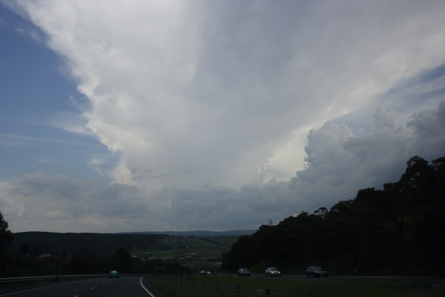 anvil thunderstorm_anvils : near Lithgow, NSW   8 December 2007