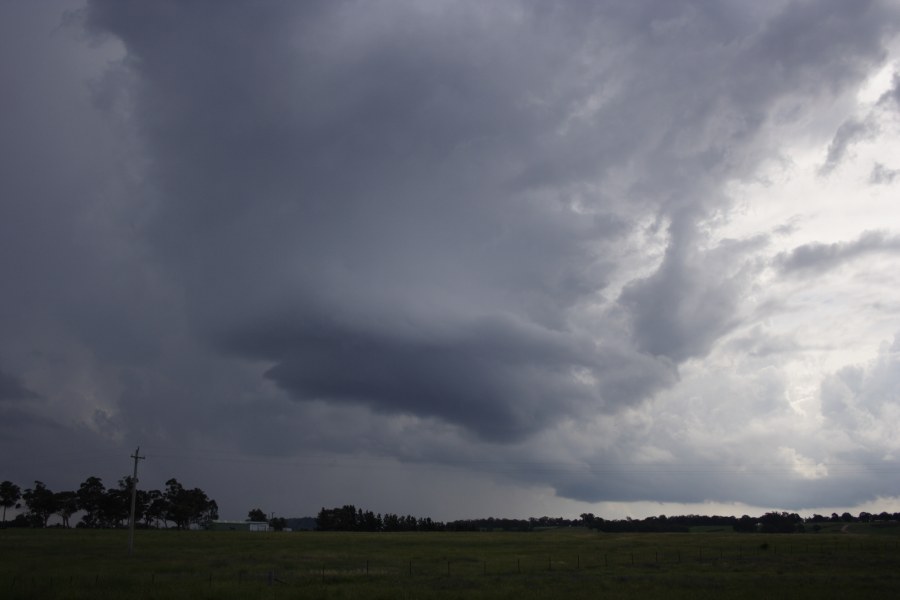 cumulonimbus thunderstorm_base : E of Portland, NSW   8 December 2007