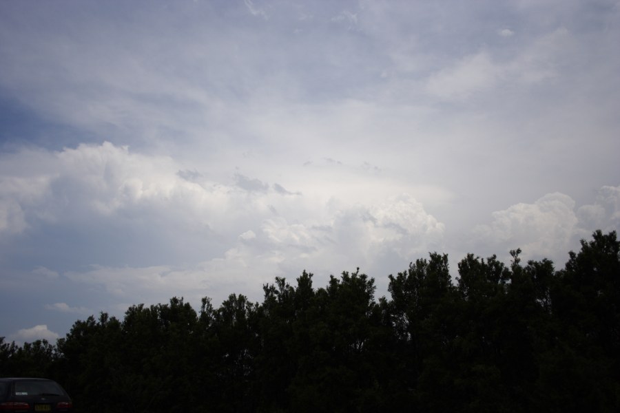 thunderstorm cumulonimbus_incus : M4 motorway, NSW   9 December 2007