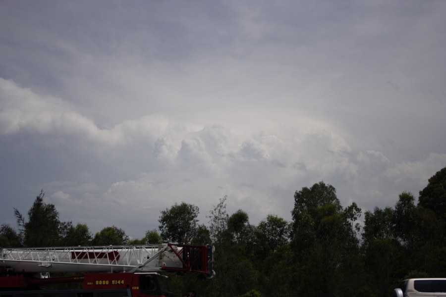 thunderstorm cumulonimbus_incus : M4 motorway, NSW   9 December 2007