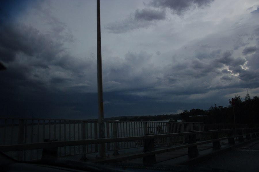 cumulonimbus thunderstorm_base : The Entrance area, NSW   9 December 2007