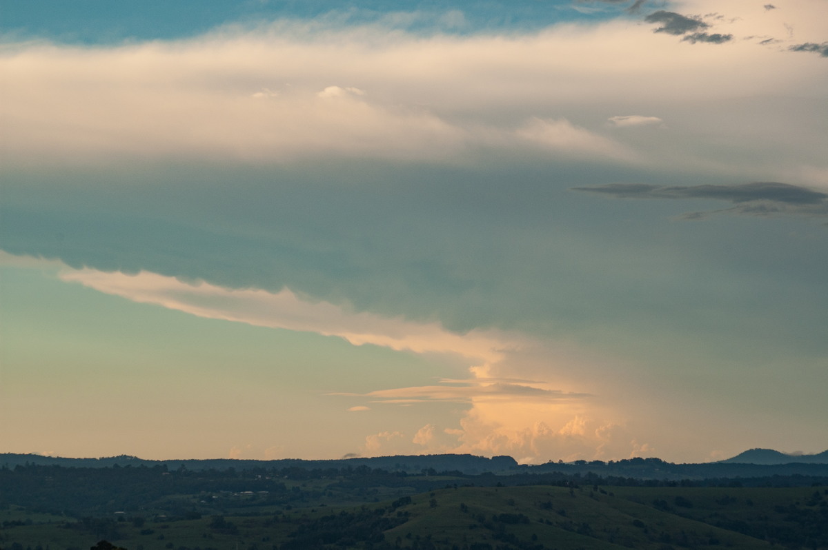 anvil thunderstorm_anvils : McLeans Ridges, NSW   6 January 2008