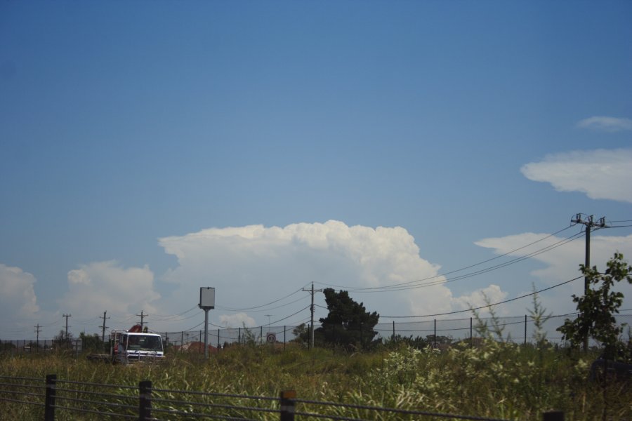 thunderstorm cumulonimbus_incus : Horsley Park, NSW   30 January 2008